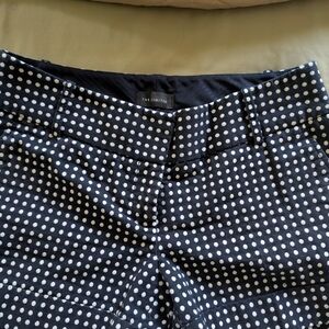 The Limited Women's Navy Polka Dot Shorts